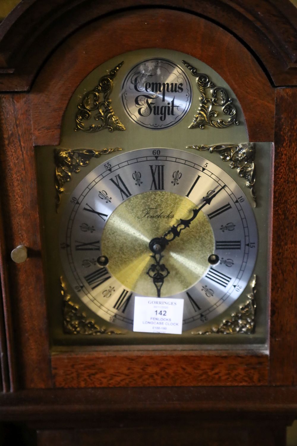 A Fenlocks longcase clock, reproduction, height 148cm